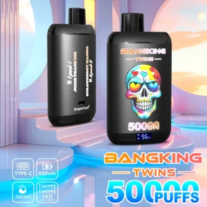 Bang King Twins 50000 Puffs Disposable Vape – Podwójna Moc i Smak w Jednym Urządzeniu | VapoMistrz