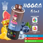 Bang Leader 110000 Zaciągnięć 6w1 – Jednorazowy E-Papieros z Ładowaniem USB-C i Regulacją Smaków - obrazek 12