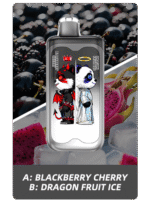Merry Mi Panda Twins 40000 Puffs – podwójny smak w jednym urządzeniu