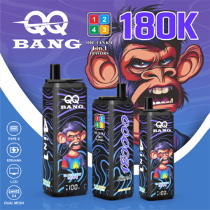 QQ Bang 180K Puffs – jednorazowy vape 4 w 1 z LCD Display, Bang, QQ Bang, Disposable Vape