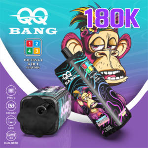 QQ Bang 180K Puffs – jednorazowy vape 4 w 1 z LCD Display, Bang, QQ Bang, Disposable Vape