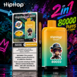BANG x HipHop TWINS 80K – jednorazowy vape 2 na 1 z dwoma smakami i wyświetlaczem LED - obrazek 11