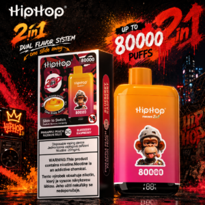 BANG x HipHop TWINS 80K – jednorazowy vape 2 na 1 z dwoma smakami i wyświetlaczem LED BANG TWINS 80K, BANG 80K vape, jednorazowy vape BANG 80K