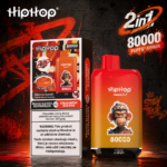 BANG x HipHop TWINS 80K – jednorazowy vape 2 na 1 z dwoma smakami i wyświetlaczem LED - obrazek 4