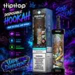 HIPHOP 80K elektroniczny shisha – 80 000 zaciągnięć, 35 ml wkład i Mesh Coil - obrazek 4