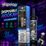 HIPHOP 80K elektroniczny shisha – 80 000 zaciągnięć, 35 ml wkład i Mesh Coil - obrazek 3